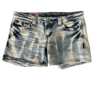 Bleach Washed Denim Shorts 1st Kiss Size 9